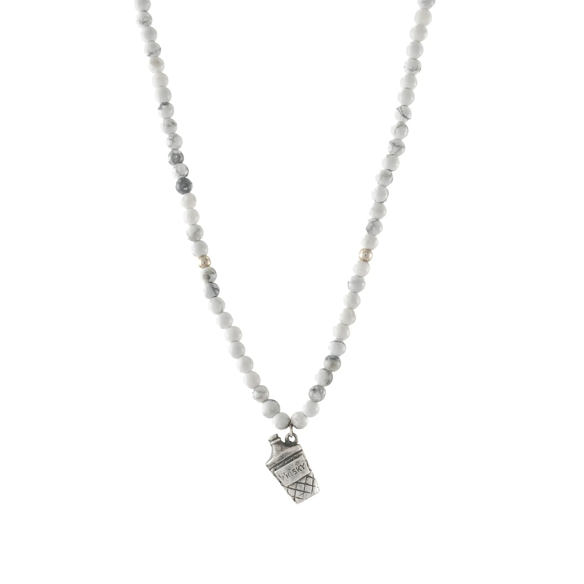 COLLIER FLASQUE HOWLITE