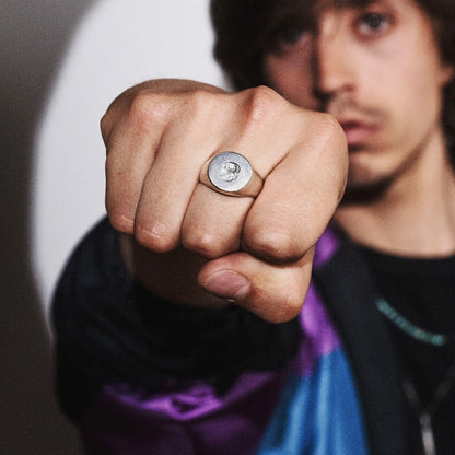 BAGUE CHEVALIÈRE SKULL