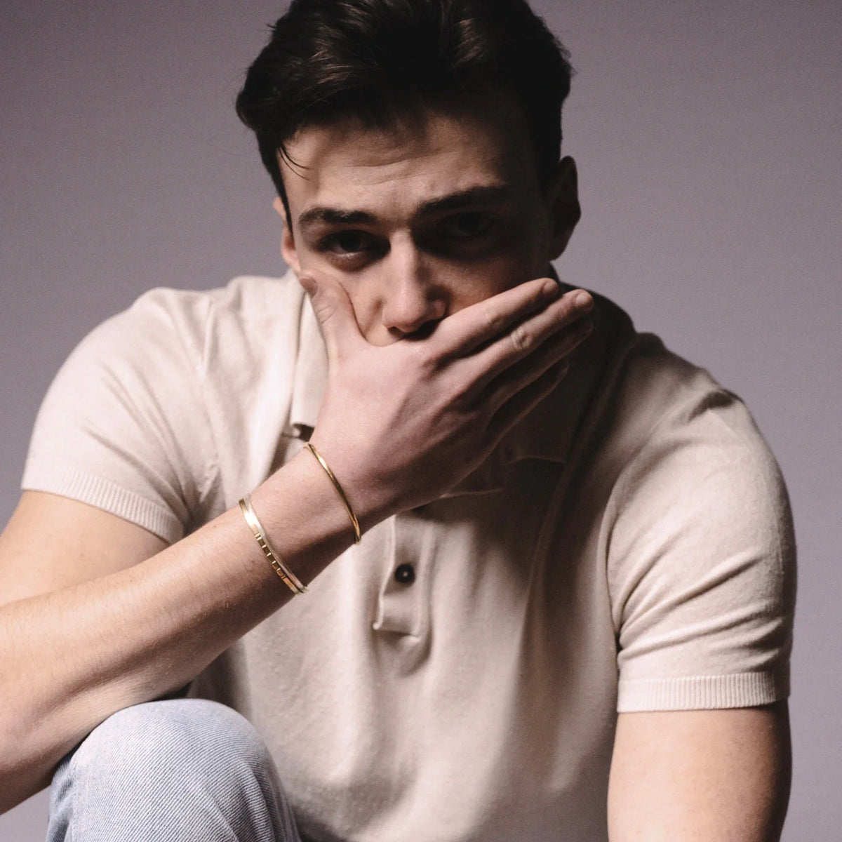 bracelet homme vermeil triton fait main
